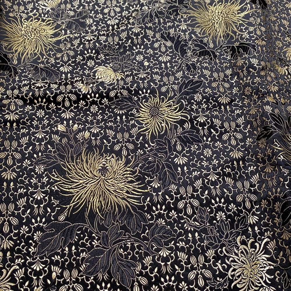 Chrysanthemum brocade fabric